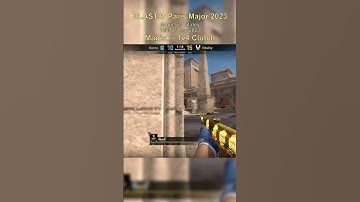 BLAST.tv Paris Major 2023 - Magisk 1v4 clutch #shorts