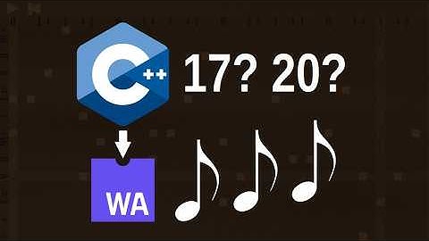 C++20 for Wasm audio in web JS & native Rust