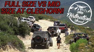 Mid Size vs Full Size Trucks! Can a Full size keep up at Cleghorn?