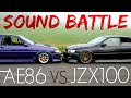 🐒 JDM SOUND BATTLE | AE86 COROLLA VS CHASER JZX100