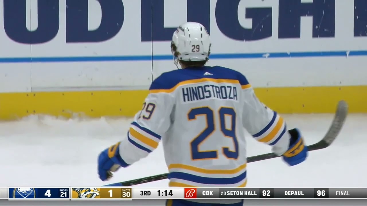 Vinnie Hinostroza seals the huge underdog victory vs Predators