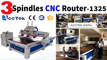 3 Spindles CNC Router-1325