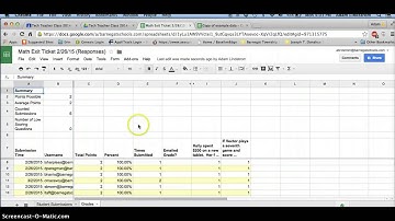 Grading Google Forms with Flubaroo