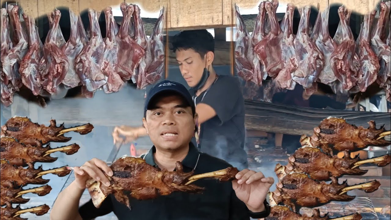 GILAK....GEDE BANGET KEMPOL BAKAR INI, DIJAMIN PUAS POLLL...!    Sate Kambing mas FUID