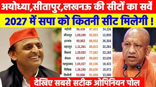 अयोध्या,सीतापुर,लखनऊ की सीटों का सर्वे ! 2027 में सपा को कितनी सीट मिलेगी