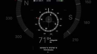 Need a level? Use your compass app on your iPhone screenshot 3