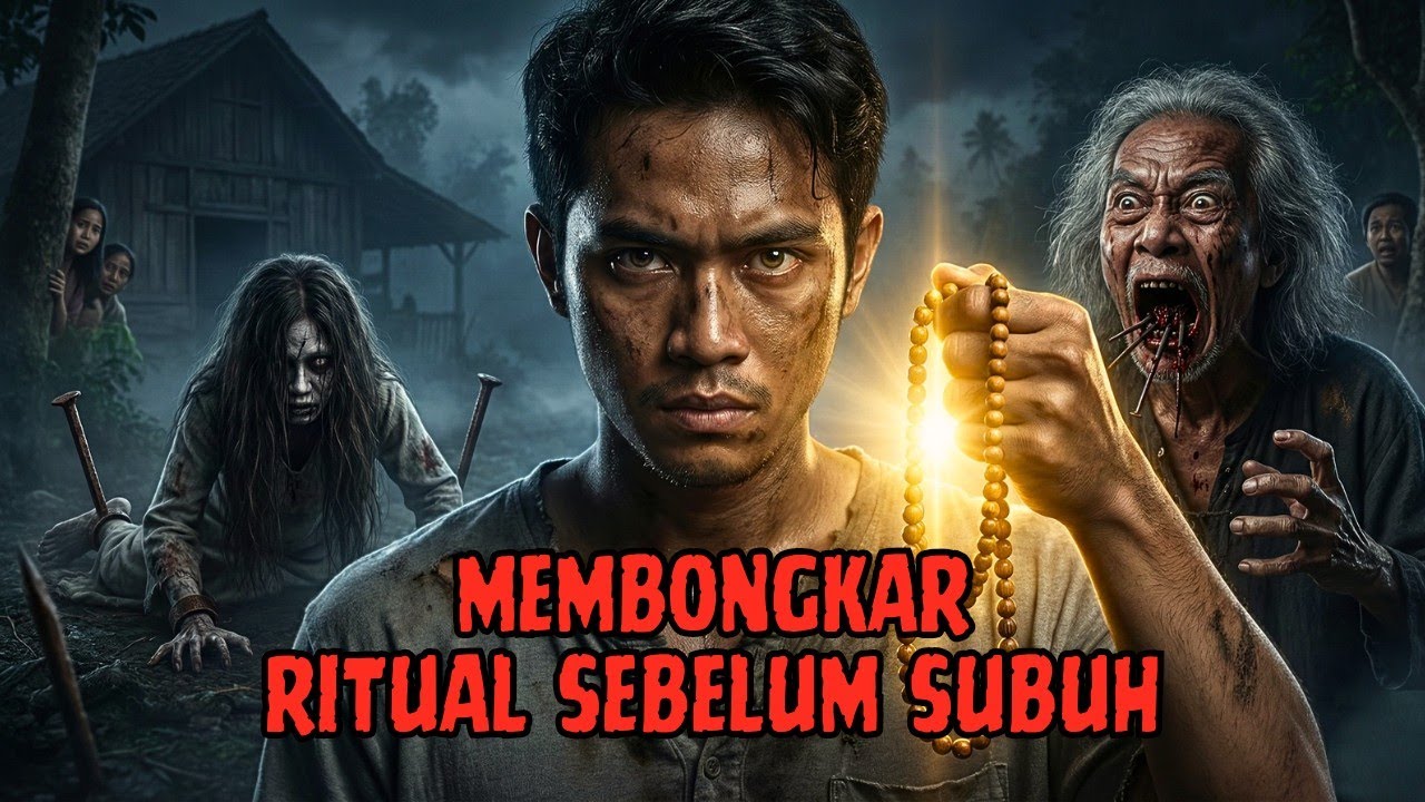GEGERKAN WARGA SEBELUM SUBUH‼️Ternyata Anak Kyai Sedang Hadang Ritual Santet Paling Ganas