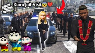 GTA 5: Franklin Visit Army Camp With Kiara👩‍❤️‍💋‍👨 For the First Time 😭💔Shinchan Demand😨PS Gamester