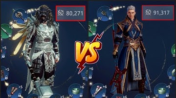 Mir4 PVP - WARRIOR LVL70 (80K) vs LANCER LVL73 (91K) ASIA84