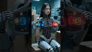 The Evolution of AI: Humanoid Robot in Development | Futuristic Technology. #robot #android #ai