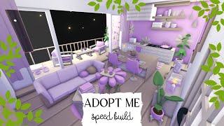 Soft Purple Tiny House Speed Build 💜 Roblox Adopt Me screenshot 5
