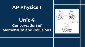AP Physics 1 - Unit 4 - Lesson 3 - Conservation of Momentum and Collisions