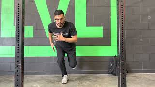 Double leg to Single leg biased deceleration drops