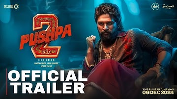 PUSHPA 2 - Official Trailer | Allu Arjun | Fahad Fasil | Rashmika Mandanna | Sreeleela | Sukumar