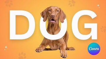 How to Make IMAGES POP out of TEXT in CANVA  l  Easy Tutorial