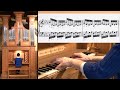 Bach, BWV 847, WTC 1 No.2 Prelude in C minor, Pipe Organ バッハ平均律クラヴィーア曲集１-２番 前奏曲 ハ短調 パイプオルガン