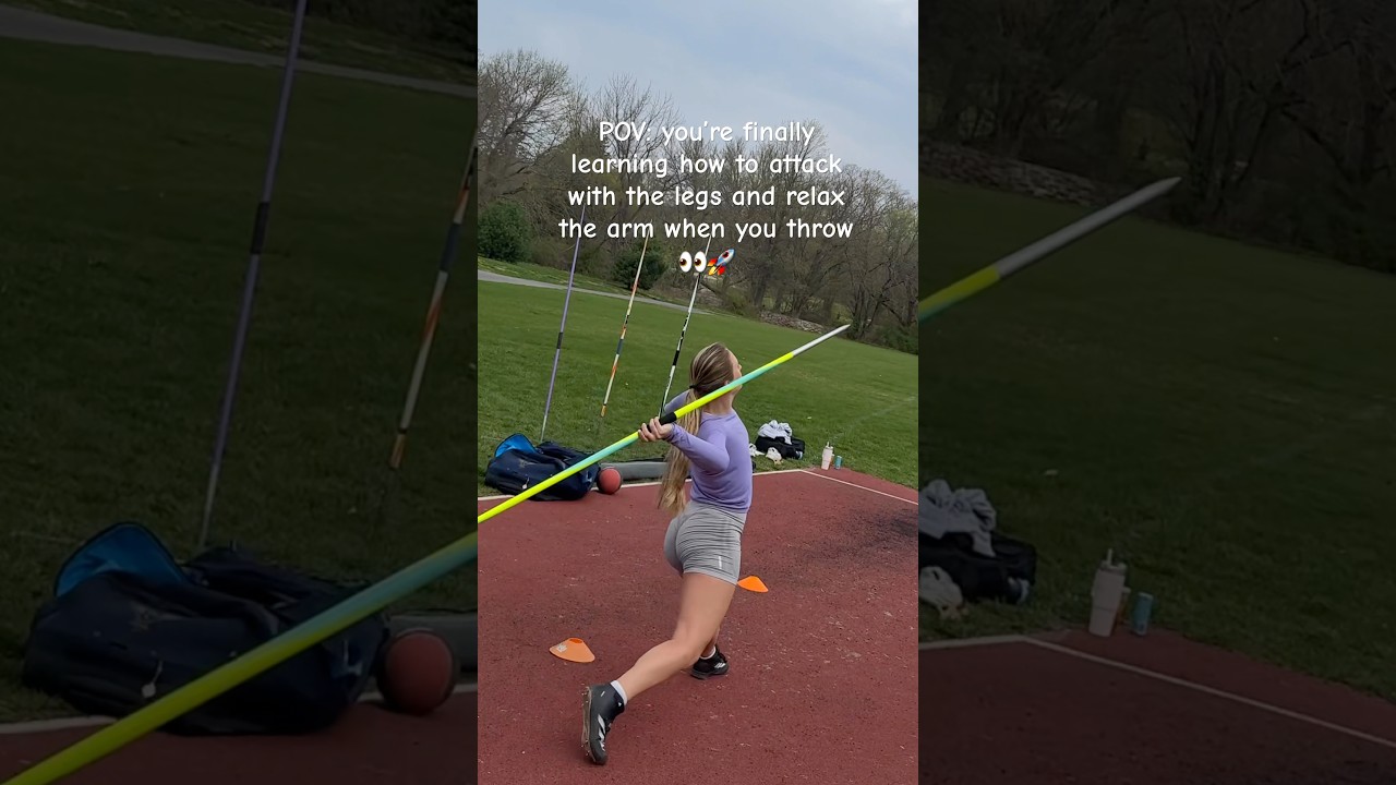 & now my 5-step javelin throws are going 45m🫨 