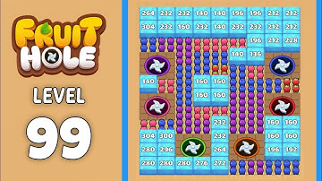 Fruit Hole level 99 solution