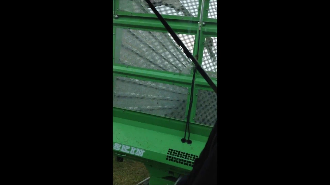 Eric Deflandre a l' ensilage