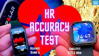 AMAZFIT GTS 2 Mini vs HUAWEI Band 6 In Heart Rate Accuracy Test & Review | Which Tracker Is Best?