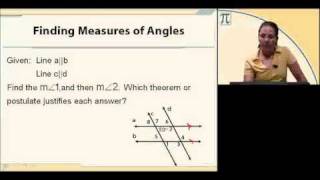 Geometry Lesson 5 - Properties of Parallel Lines Part 2 of 2