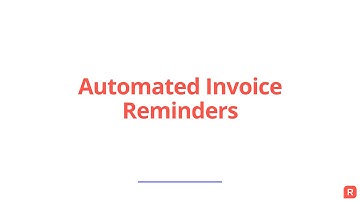 Automated invoice reminders in Reckon One