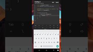 Linear Search || C Language #datastructuresandalgorithmsinpython