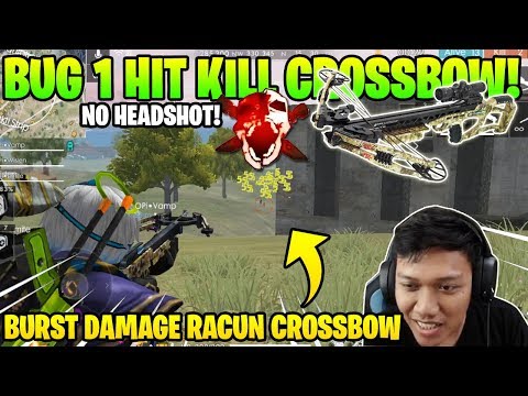 TANPA HEADSHOT! BUG BURST DAMAGE CROSSBOW 1 HIT KILL! - Garena Free Fire