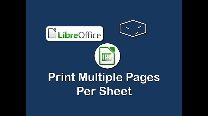 libreoffice calc print multiple pages per sheet