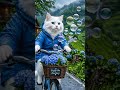 cute cat cycling✨