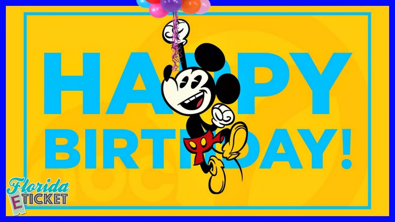 Florida E-Ticket - 'Mickey Mouse's 88th Birthday Celebration' - Nov. 19, 2016
