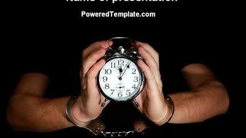 Limited Time PowerPoint Template by PoweredTemplate.com