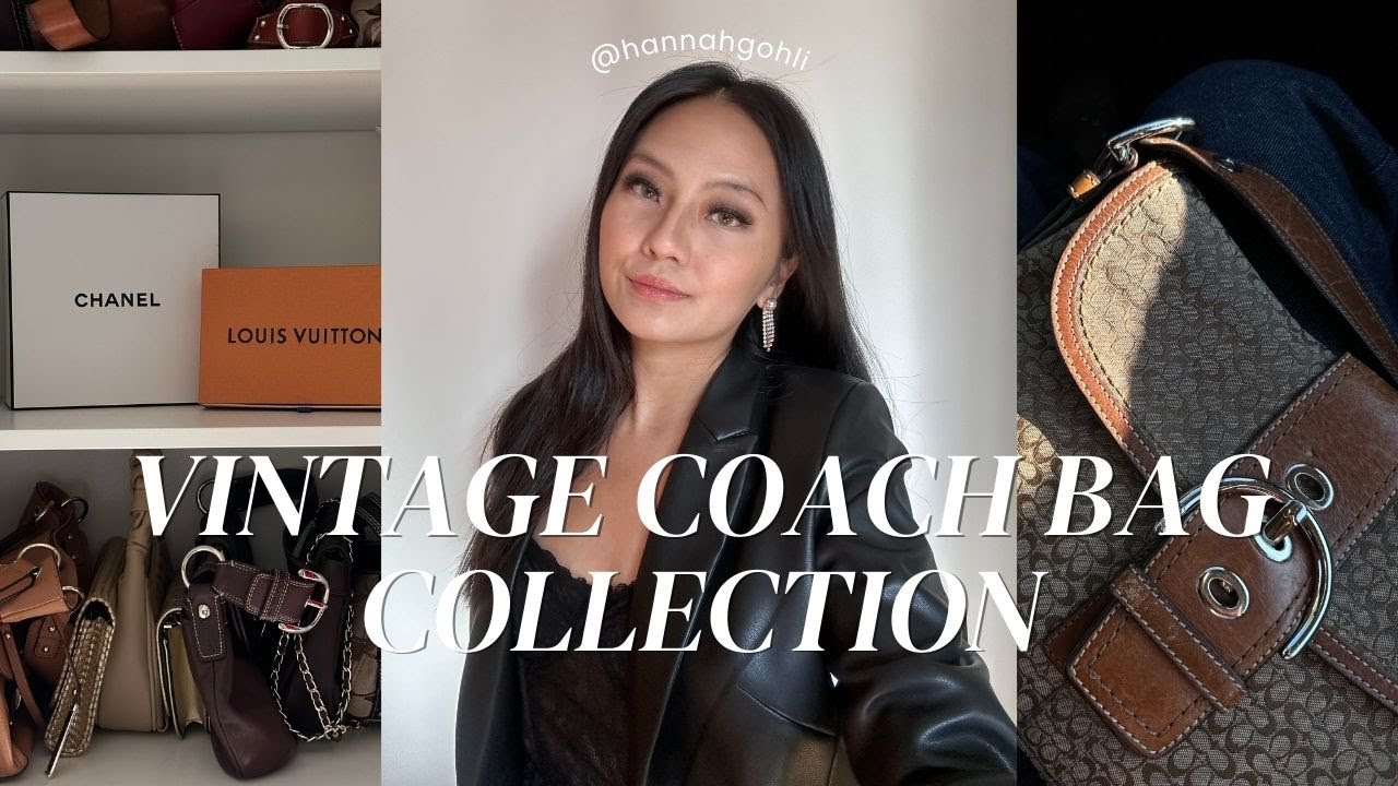 My Vintage Coach Bag Collection 2024 - YouTube