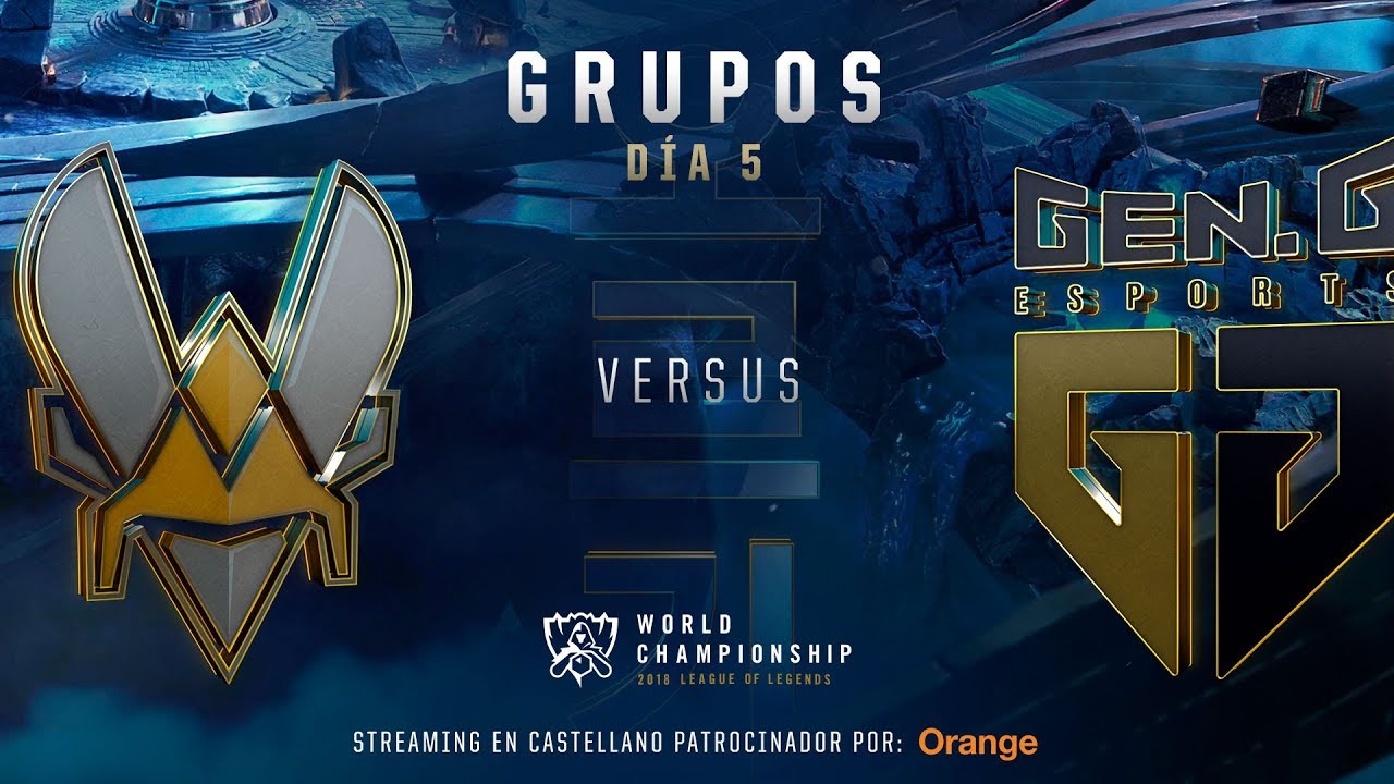 TEAM VITALITY VS GEN G ESPORTS | WORLDS GRUPOS | DÍA 5 | LEAGUE OF LEGENDS WORLDS (2018)