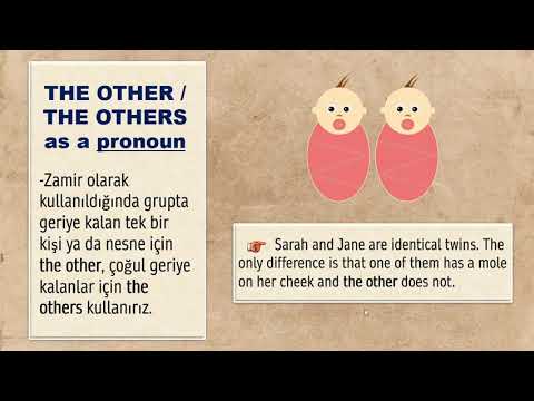 OTHER, ANOTHER, THE OTHER - CONFUSING DETERMINERS AND PRONOUNS (YKS-DİL, YÖK-DİL, YDS Dil Bilgisi)