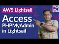 Accessing PHPMyAdmin using amazon Lightsail | Reset phpmyadmin credentials in lightsail