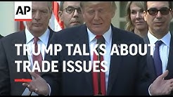 Trump talks about trade issues with China, India