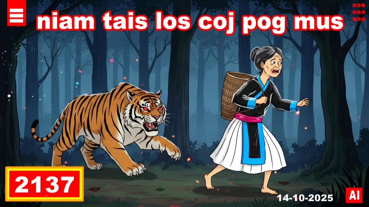 dab hais hmoob - 2137 - 14-10-2025 бабушка пришла забрать меня, мама пришла забрать меня, бабушка...