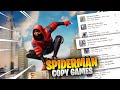 Trying spiderman copy games  