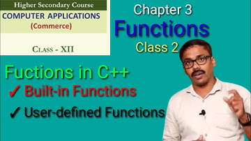 +2 Chapter 3-Functions(Class 2)