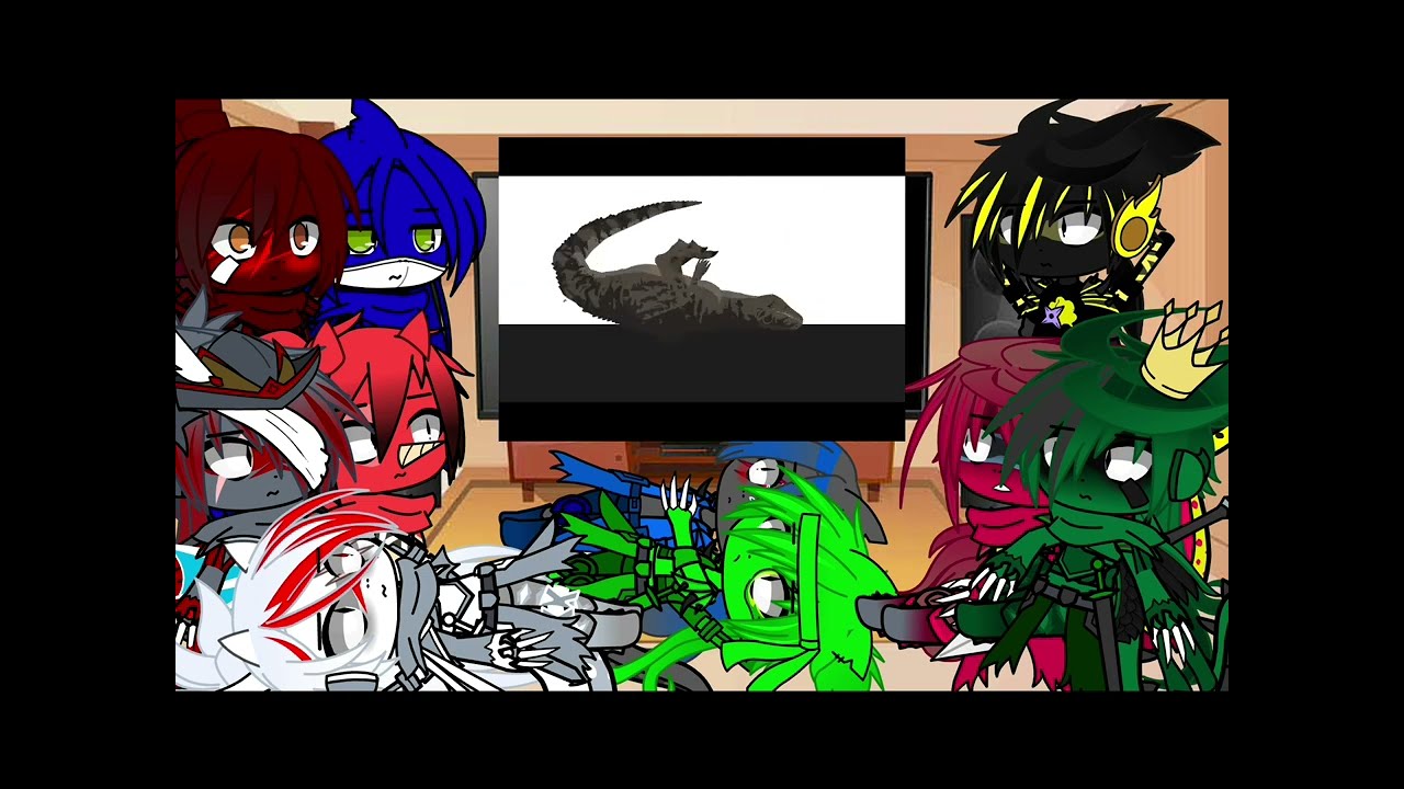 Jurassic World React To Jurassic World Vs Ark Giga Gacha Club Reaction Video (Canon)