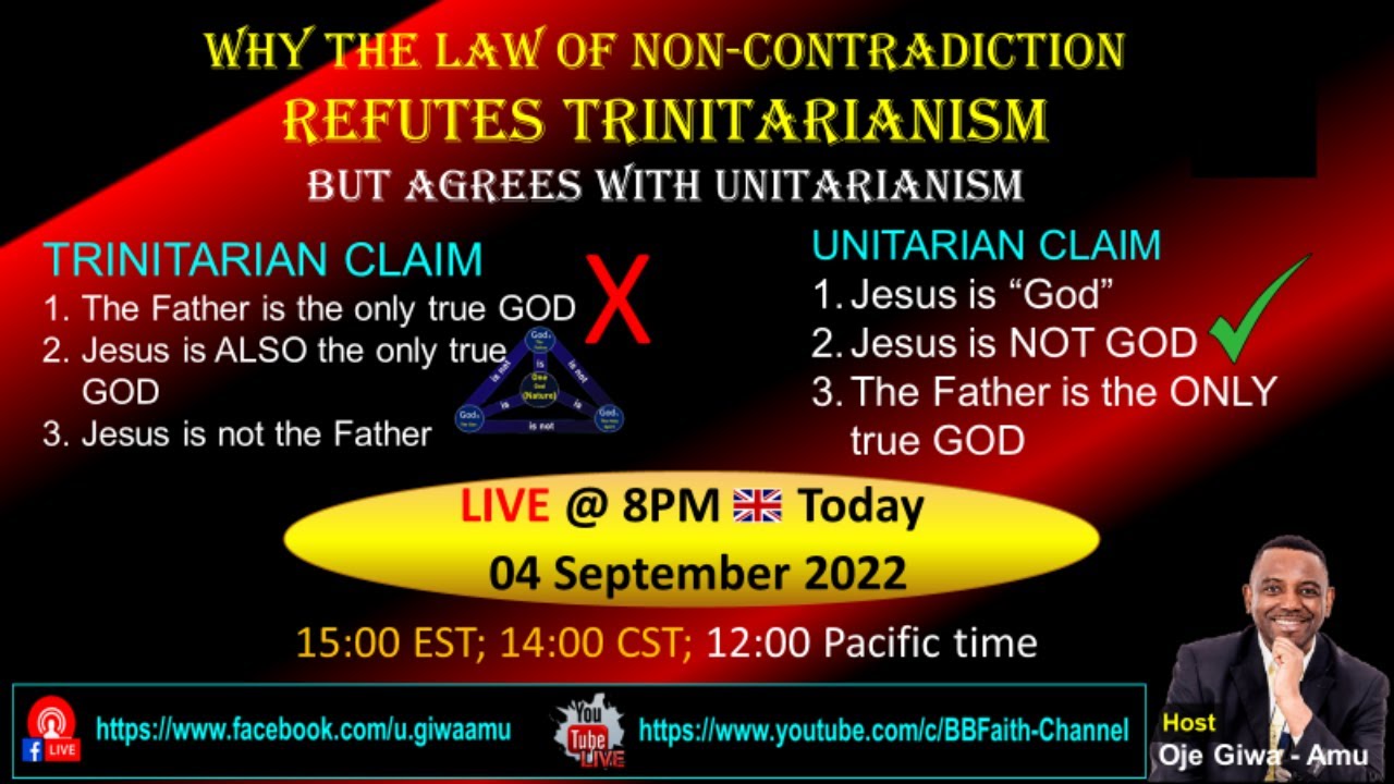 TRINITY REFUTED BY THE LAW OF NONCONTRADICTION YouTube