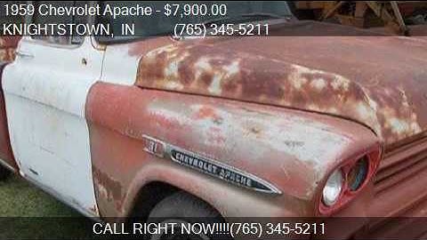 1959 Chevrolet Apache 3100 Shortbed for sale in KNIGHTSTOWN,