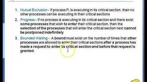 process synchronization part   1