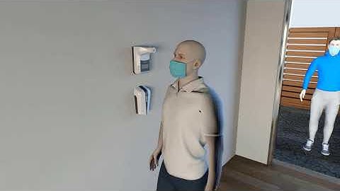 Infrared Thermometer | Automatic Hand Sanitizer | Wall Mounted | Covid 19 | Working Animation