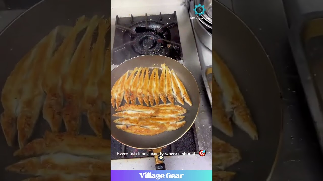 The SECRET to Perfect Pan Flipping! 🍳 Watch This Master Chef Handle Meat and Fish Like a Pro! #chef