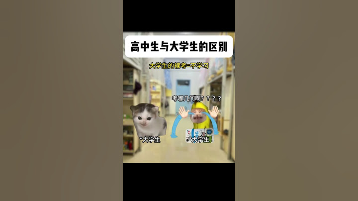 大学生与高中生的区别 #猫meme #内容过于真实 #funny