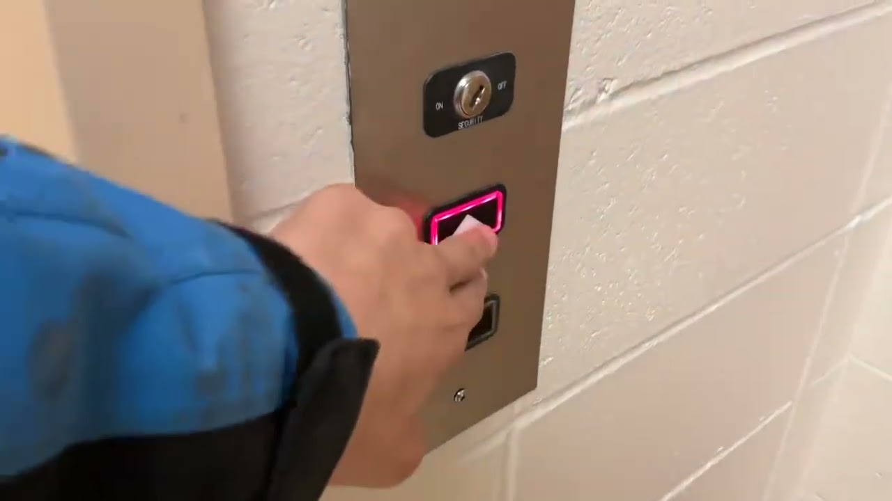 (Fixed Oil Problem) KONE Hydraulic Elevator At My School