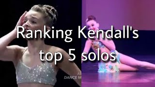 Ranking Kendalls Top 5 Solos!