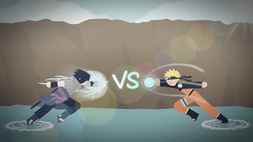 SASUKE(ms) VS NARUTO(sm) part1 || fanmade animation || STICK NODES NARUTO || stick nodes
